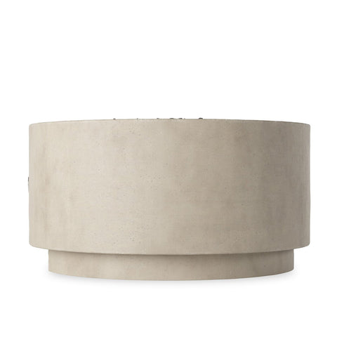 Damian Outdoor Fire Table (Natural Gas) - Natural Concrete