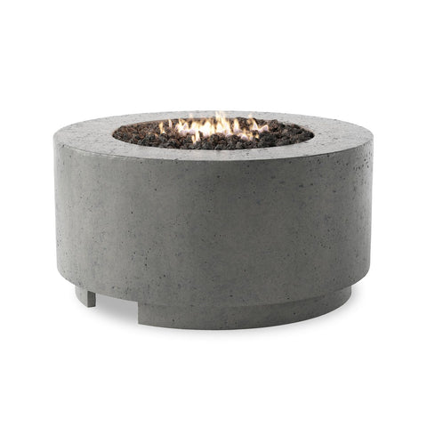 Damian Outdoor Fire Table (Natural Gas) - Pewter Concrete