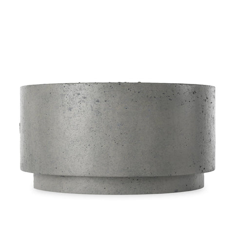 Damian Outdoor Fire Table (Natural Gas) - Pewter Concrete