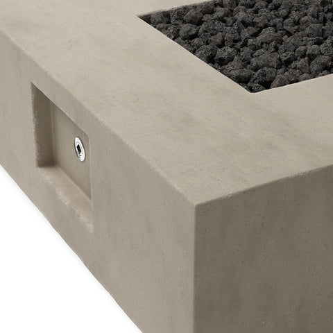 Donovan Outdoor Fire Table (Propane) - Natural Concrete