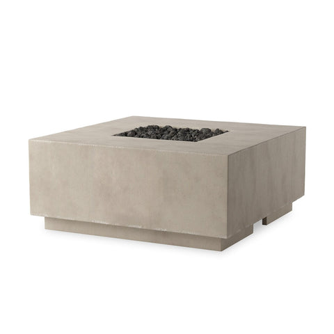 Donovan Outdoor Fire Table (Propane) - Natural Concrete