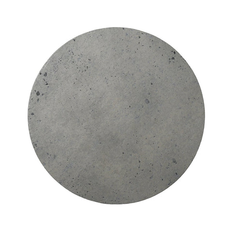 Higgins Outdoor Round Propane Enclosure - Pewter Concrete