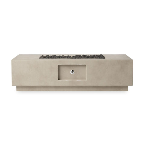 Kenton Outdoor Fire Table (Natural Gas) - Natural Concrete