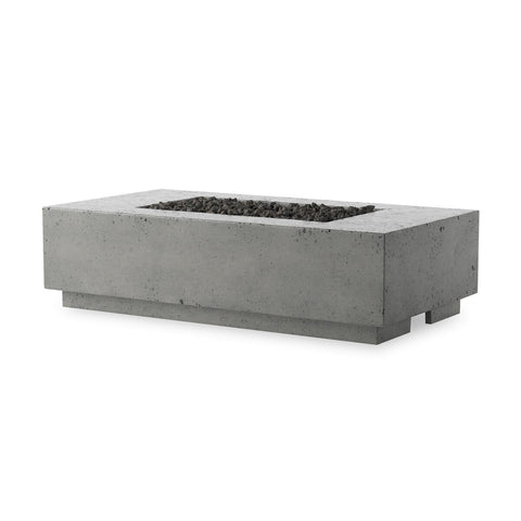 Kenton Outdoor Fire Table (Propane) - Pewter Concrete