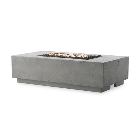 Kenton Outdoor Fire Table (Natural Gas) - Pewter Concrete