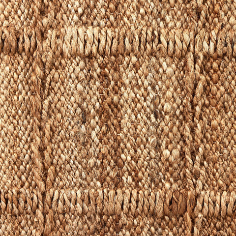 Grid Small Jute Rug - Natural