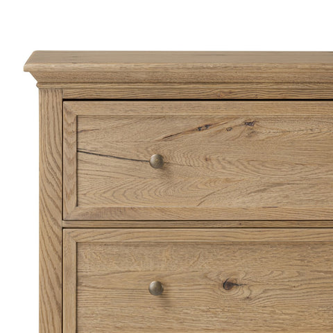 Geoffrey Tall Dresser - Worn Oak
