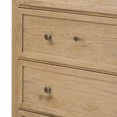 Geoffrey Tall Dresser - Worn Oak