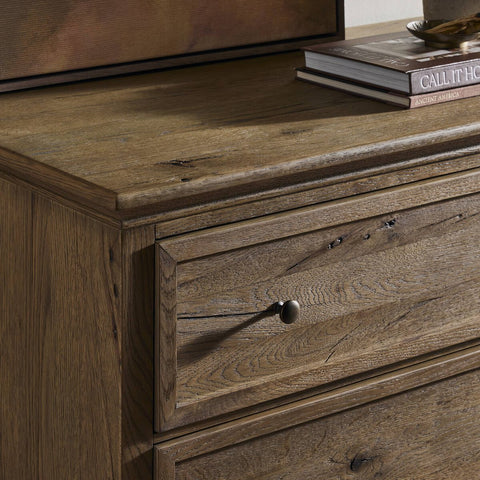 Geoffrey Tall Dresser - Worn Oak