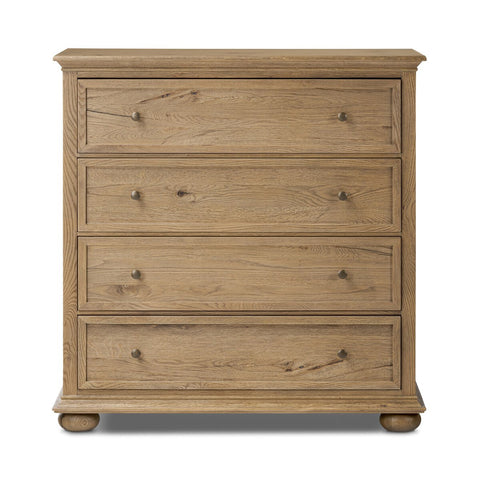 Geoffrey Tall Dresser - Worn Oak