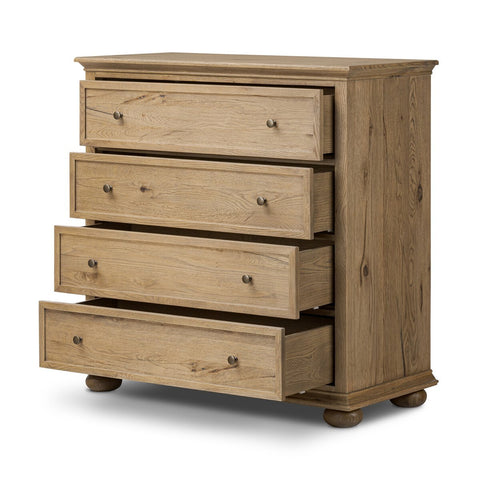 Geoffrey Tall Dresser - Worn Oak