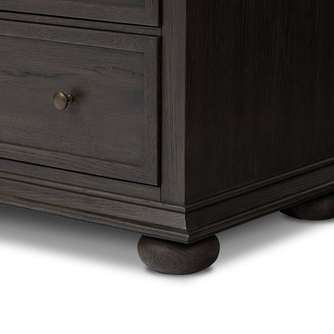 Geoffrey Tall Dresser - Smoked Black