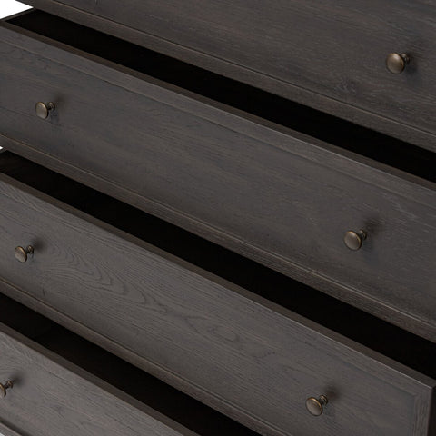 Geoffrey Tall Dresser - Smoked Black
