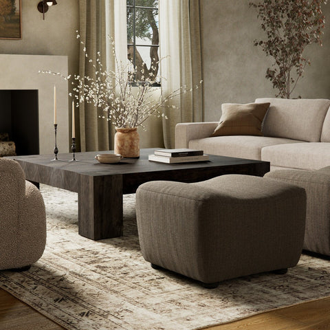 Kylo Ottoman - Ambro Stripe