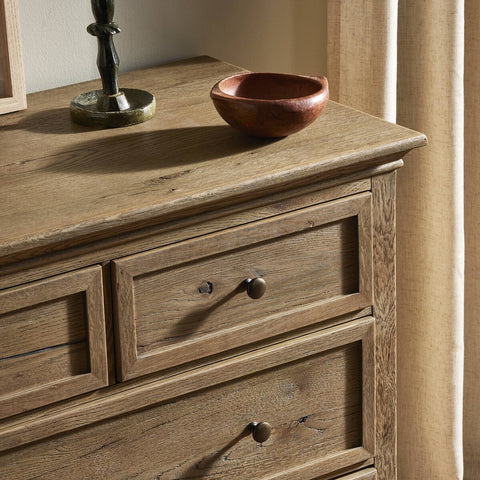 Geoffrey Wide Dresser - Worn Oak