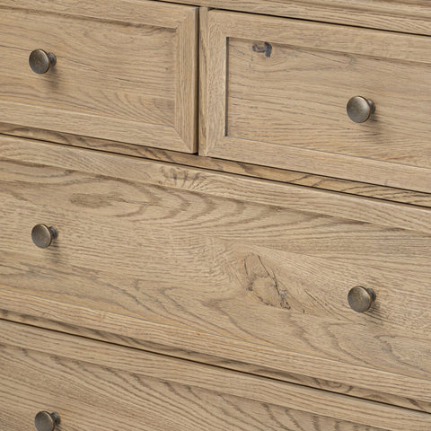 Geoffrey Wide Dresser - Worn Oak