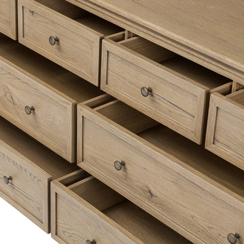 Geoffrey Wide Dresser - Worn Oak