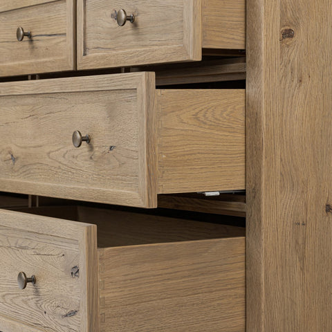 Geoffrey Wide Dresser - Worn Oak