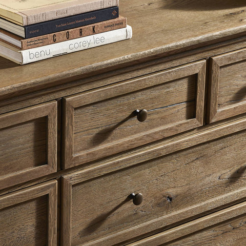 Geoffrey Wide Dresser - Worn Oak