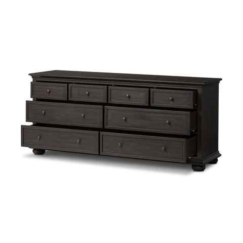 Geoffrey Wide Dresser - Smoked Black