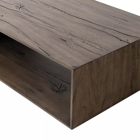 Odell Coffee Table - Grey Reclaimed French Oak