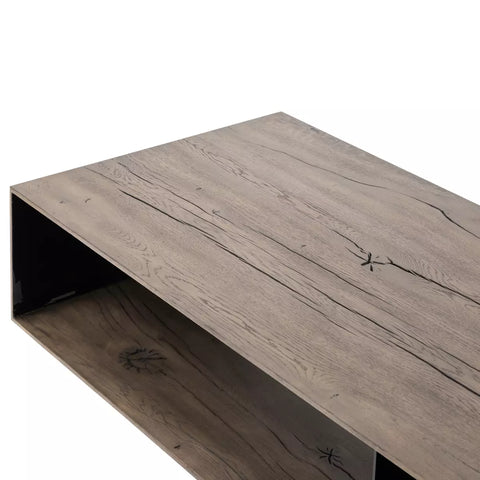 Odell Coffee Table - Grey Reclaimed French Oak