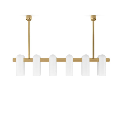Odyssey Linear Md Chandelier - Burnished Brass