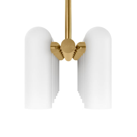 Odyssey Linear Md Chandelier - Burnished Brass