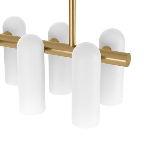 Odyssey Linear Md Chandelier - Burnished Brass