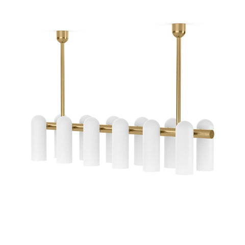 Odyssey Linear Md Chandelier - Burnished Brass