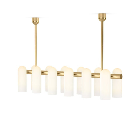 Odyssey Linear Md Chandelier - Burnished Brass