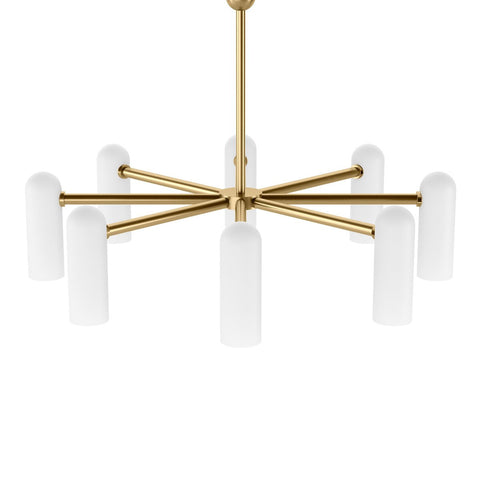 Odyssey Round Md Chandelier - Burnished Brass