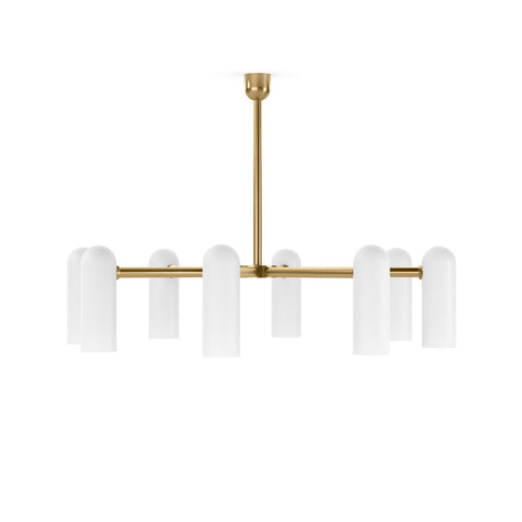 Odyssey Round Md Chandelier - Burnished Brass
