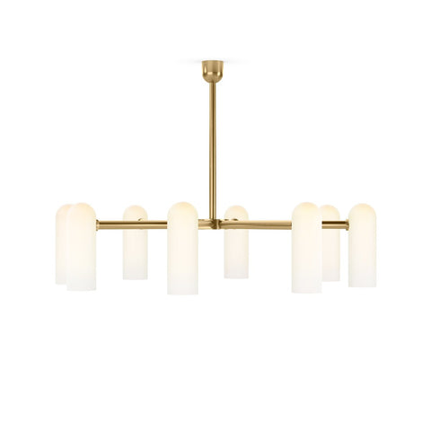 Odyssey Round Md Chandelier - Burnished Brass