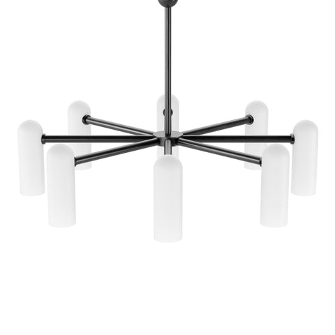Odyssey Round Md Chandelier - Black Gunmetal