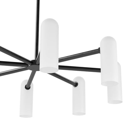 Odyssey Round Md Chandelier - Black Gunmetal