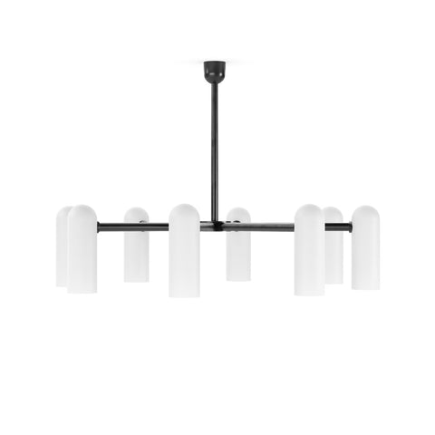 Odyssey Round Md Chandelier - Black Gunmetal