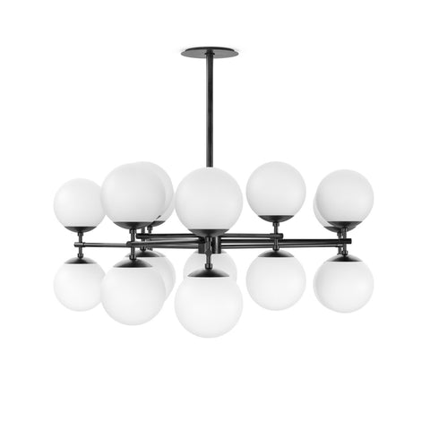 Zodiac Chandelier - Black Gunmetal