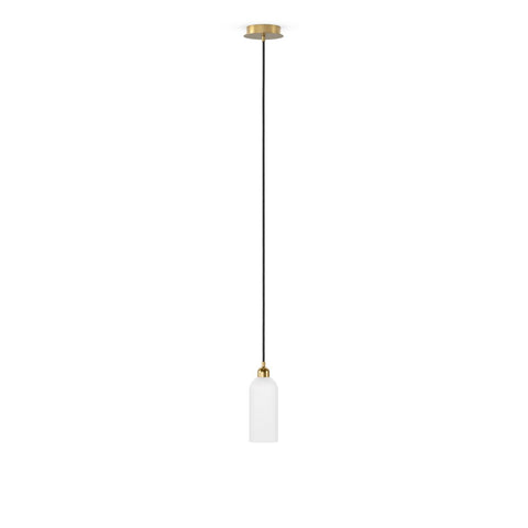 Odyssey Medium Single Pendant - Burnished Brass