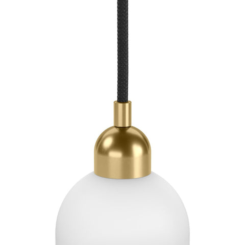 Odyssey Medium Single Pendant - Burnished Brass