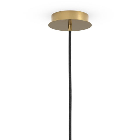 Odyssey Medium Single Pendant - Burnished Brass