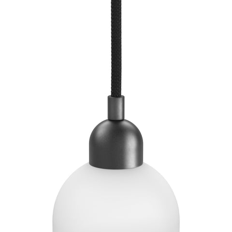 Odyssey Medium Single Pendant - Black Gunmetal