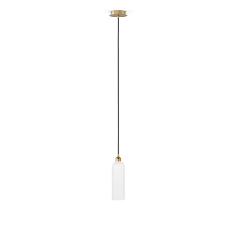 Odyssey Large Single Pendant - Burnished Brass