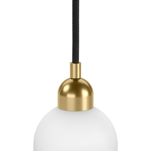 Odyssey Large Single Pendant - Burnished Brass