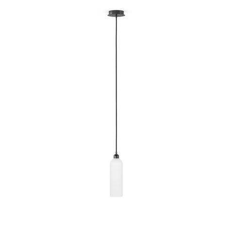 Odyssey Large Single Pendant - Black Gunmetal