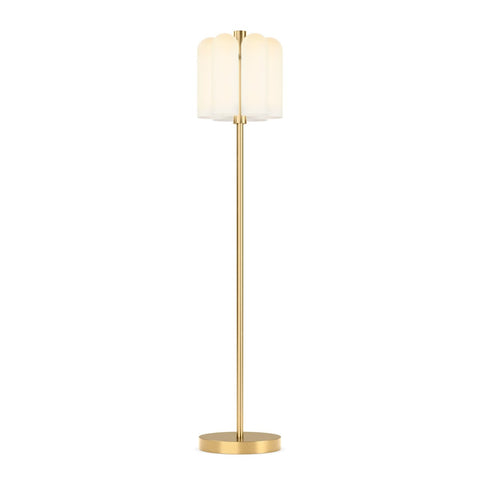 Odyssey 6 Floor Lamp - Burnished Brass