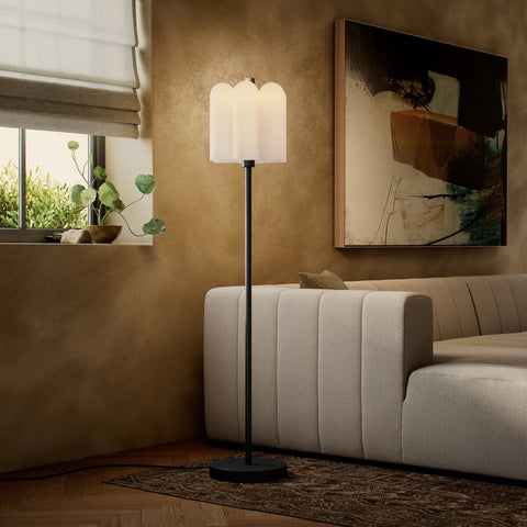 Odyssey 6 Floor Lamp - Black Gunmetal