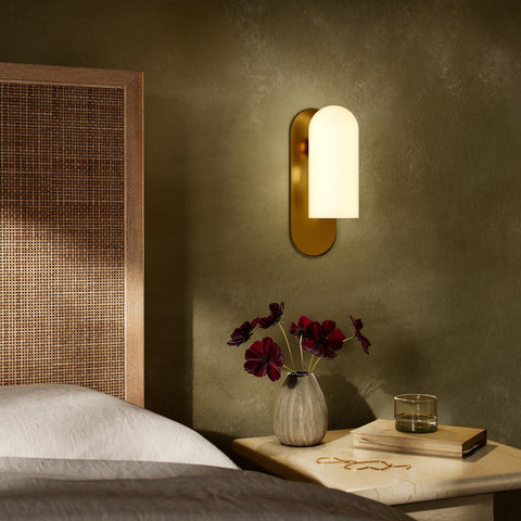 Odyssey Medium Sconce - Burnished Brass