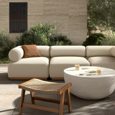 Lenox Outdoor 3Pc Sectional - Alessi Linen