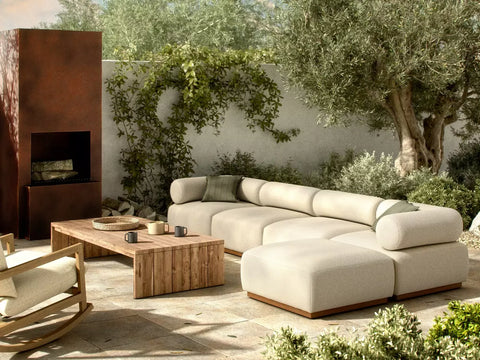 Lenox Outdoor 4Pc Sectional - Alessi Linen